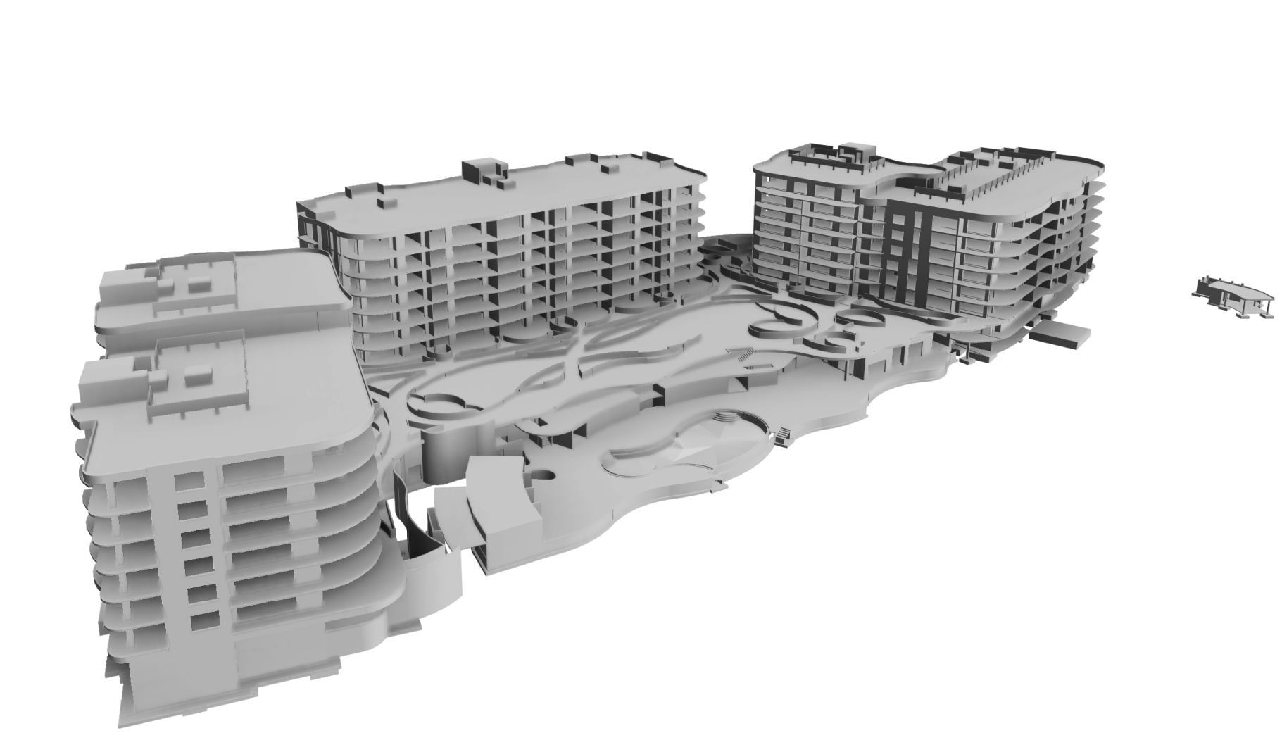 3D model of the building